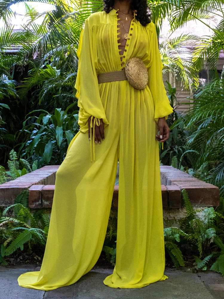 Женский Длинный комбинезон элегантный женский 2022 повседневное боди с обезьянами