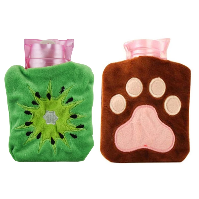 

Mini Hot Water Bottle Plush Hand Warmer Winter Hot Water Bag (Offset Printing)