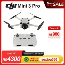 DJI Mini 3 Pro Drone 4K Professional GPS Quadcopter 60fps HD Video Photo 34min Max Flight Time Tri-Directional Obstacle Sensing