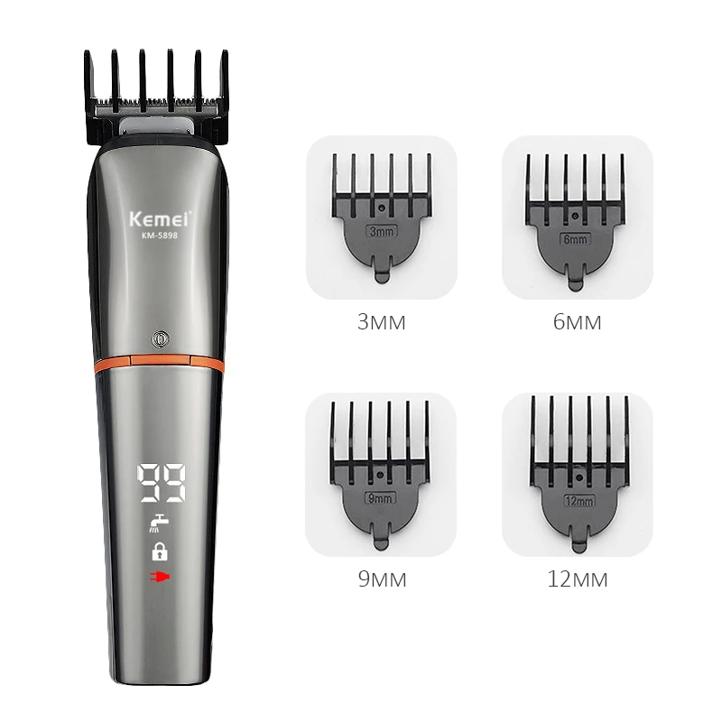 

11in1 Multifunctional Professional Electric Hair Trimmer USB Fast Charging Led Power Display Cordless Electric Hair Clipper 45D