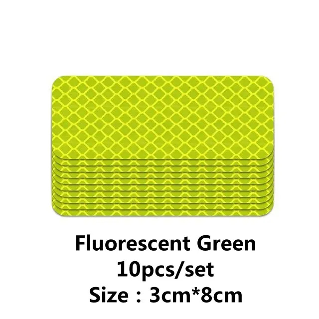 

Светоотражающие наклейки для бампера 10 шт.