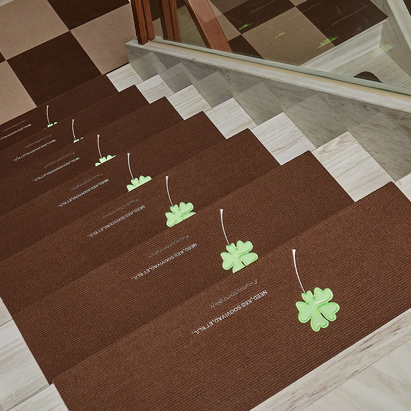 

Stair Mat Luminous Stairs Carpet Rugs Non Slip Carpet for Stairs Self-adhesive Foot Pad Entrance Mat Safety Pads Mat 1/5/10pcs