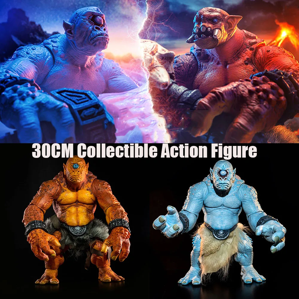 

30Cm Four Knights Mythical Legion Double Trolls One Eyed Troll Frost Troll 12Inch Action Figure Model Toys Best Collection Gift