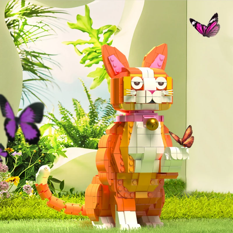 Милый домашний питомец милая модель животного строительный блок Moc Классические