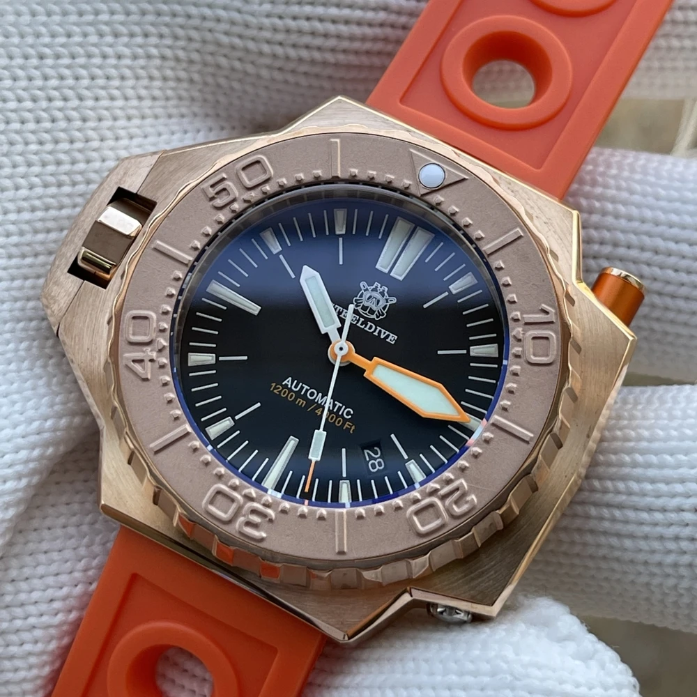 Новое поступление 2021 года заводская цена Steeldive SD1969S 1200 м водонепроницаемые NH35