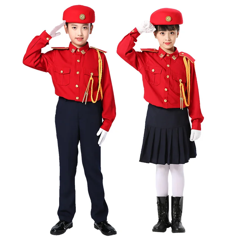 

Drum Team Costumes children's Honor Guard Costumes Performance Games Cosplay