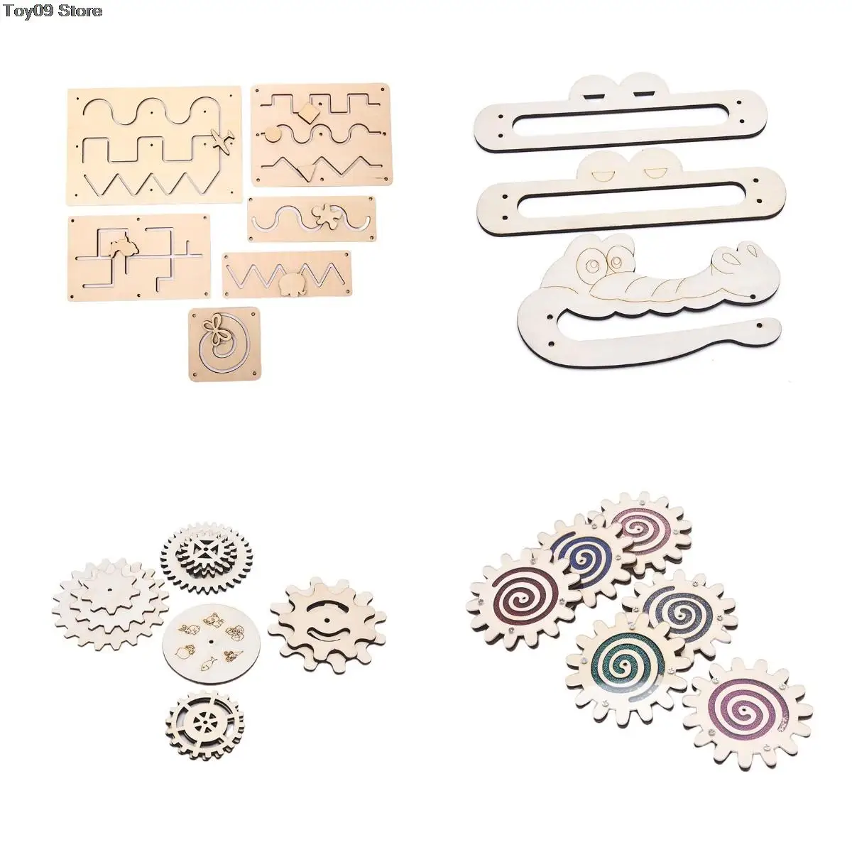 

Детская занятая доска «сделай сам» Аксессуары материал утка горка доска для раннего развития детей деревянные игрушки Скрапбукинг пазл то...