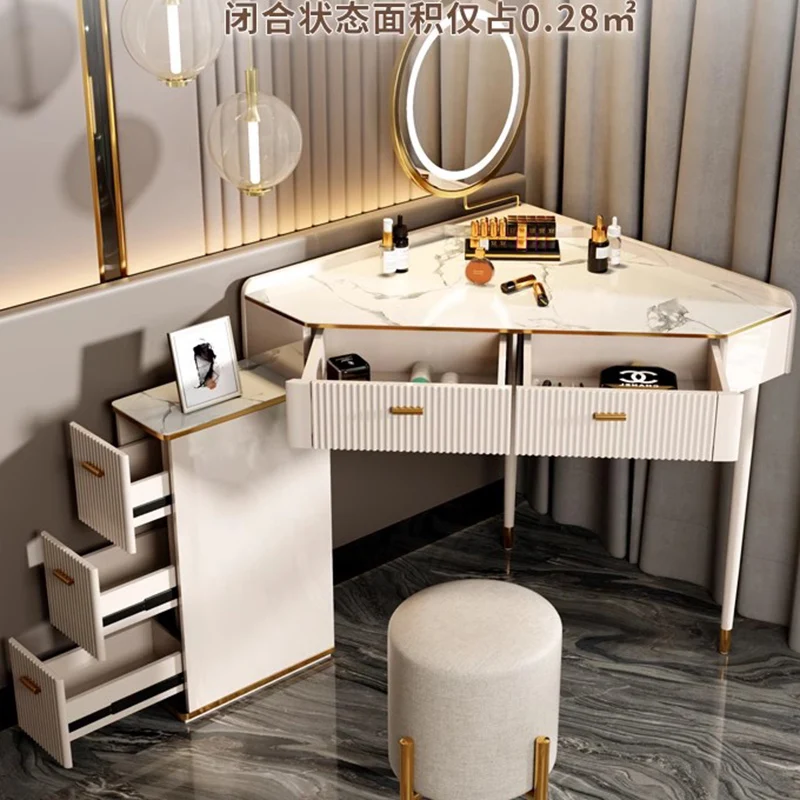 Угловой туалетный столик для главной спальни небольшой угловой прикроватный