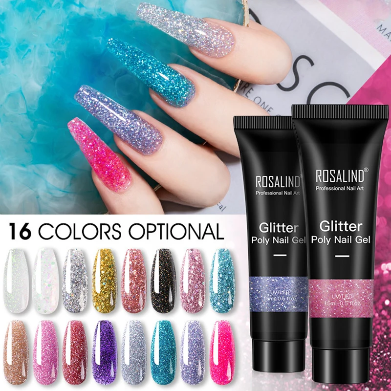 

Long Lasting Gel Nail Polish Nail Builder Soak Off UV Nail Quick Extension Gel Manicure Pink Clear Crystal Nail Beauty Nail Art