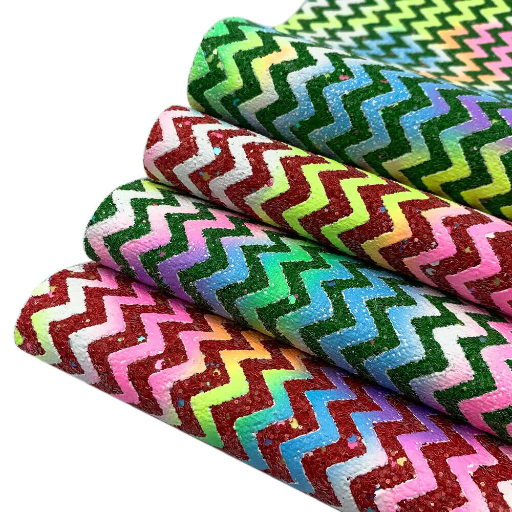 Кожаная Круглая Блестящая Искусственная Ткань С Градиентом Для Шитья Сверкающие