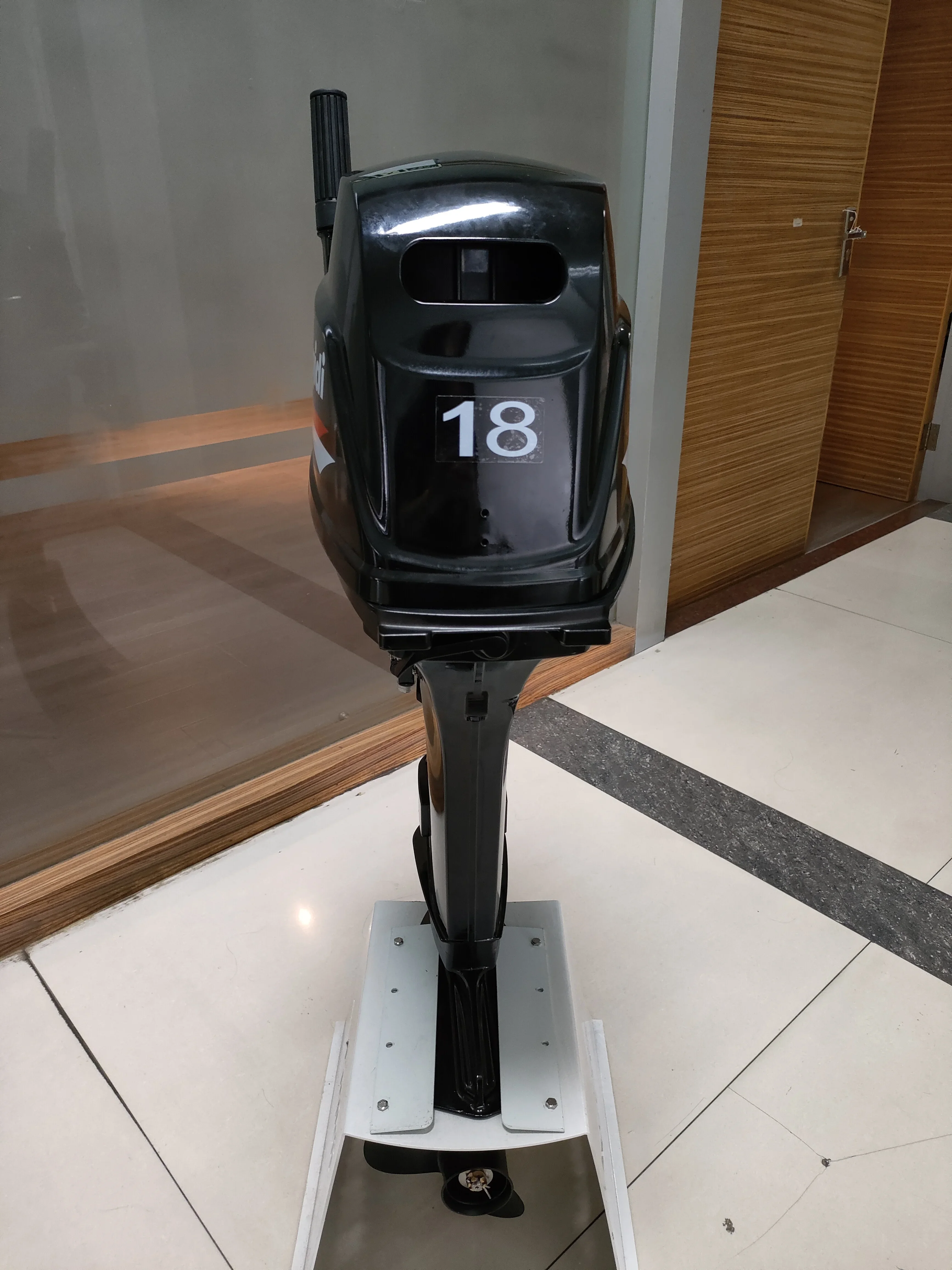 AIQIDI управление с ручным запуском 2-х тактный двигатель 18HP Судостроительный T18N