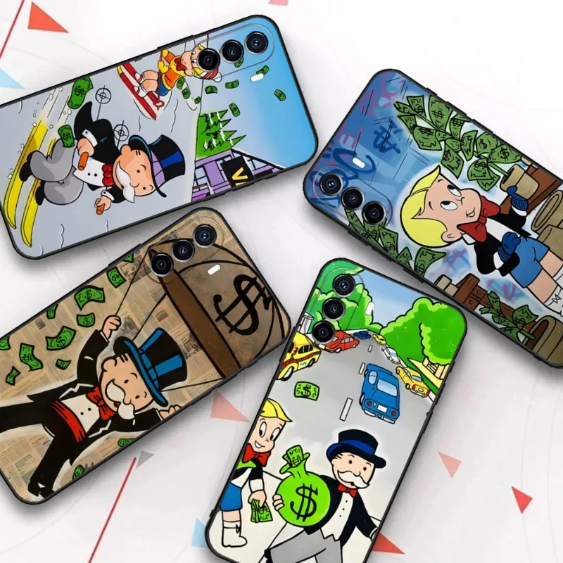 Чехол для телефона с монополией доллара, для Huawei P50 P10 P20 P30 P40 P9 Pro Plus P8 2022 Psmart Z Nova 8I 8 8SE