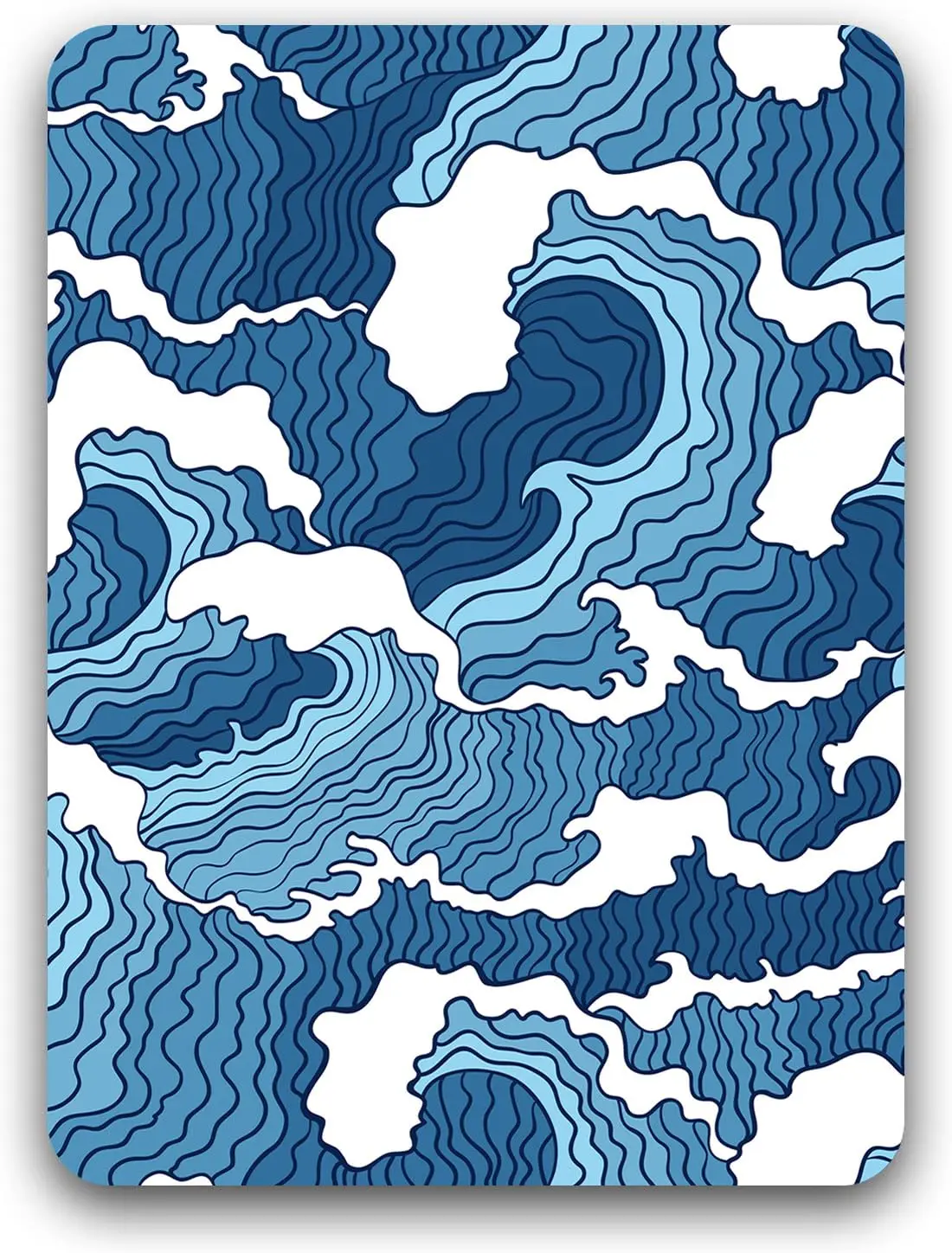 Лидер продаж красивые коврики для мыши с морской волной удобный игровой коврик