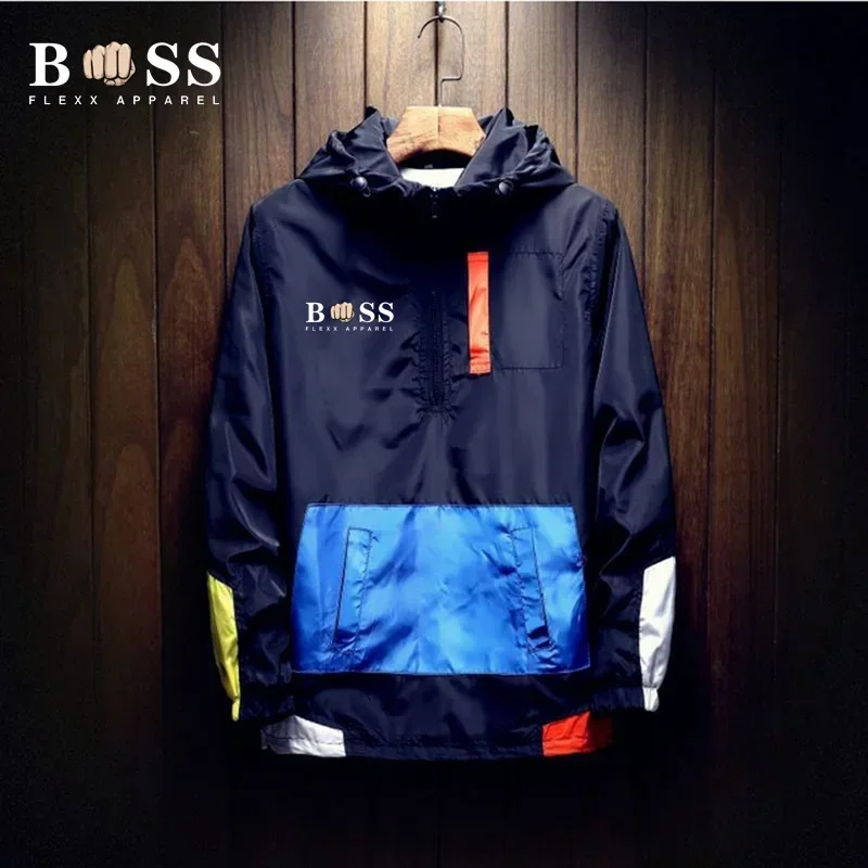 Мотоциклетная куртка с принтом Harajuku