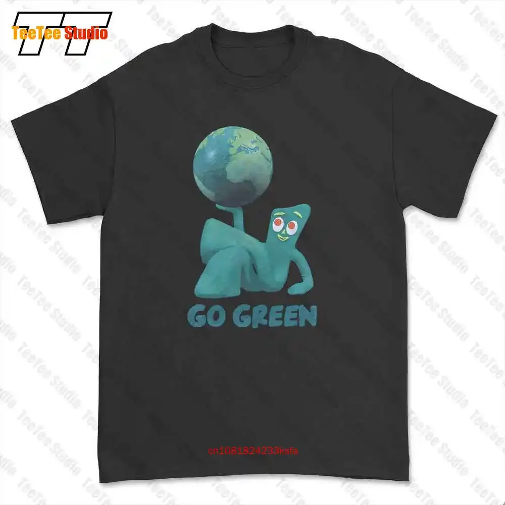 Gumby Go Green Logo T-shirt Tee S9U5