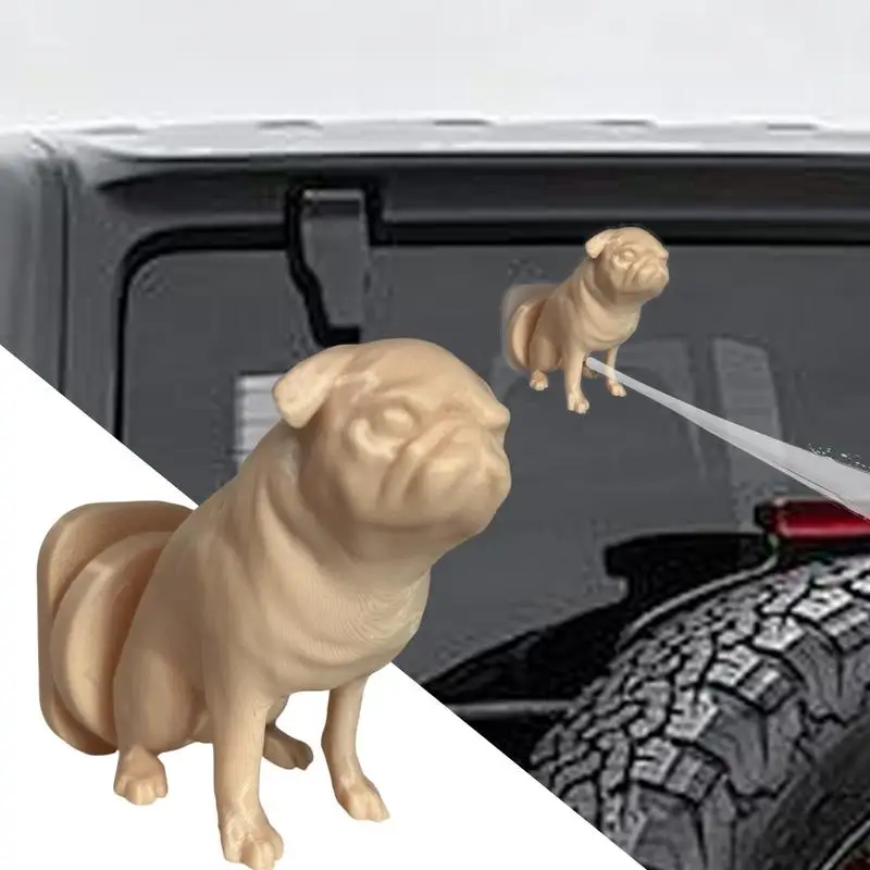 Милые украшения для автомобиля в виде щенка-мочки внешние украшение лобового