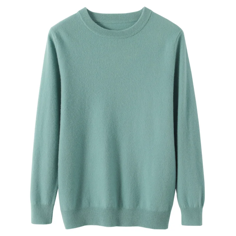 

100% Pure Merino Wool Sweater Winter Men Casual O Neck Long Sleeve Luxury Cashmere Knitted Sweater Pullover Male's Jumper