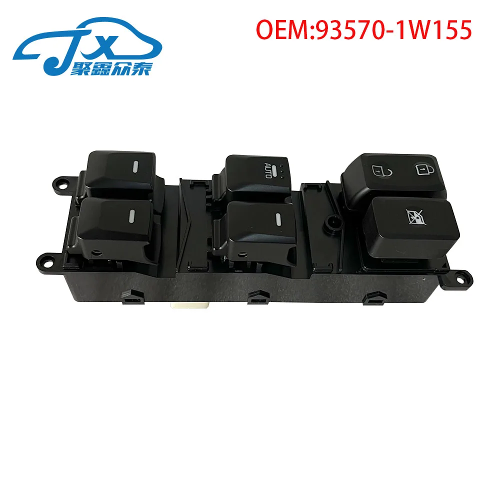 

93570-1W155 Drive Side Power Window Control Switch Regulator Button Car 935701W155 93570-1W156 For Kia Rio (4Door) 2012-2015
