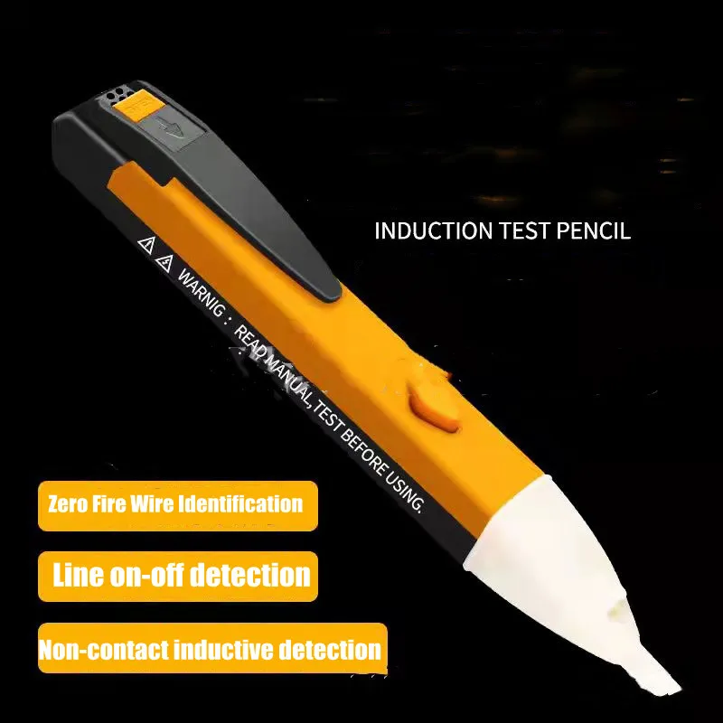 

Induction Electric Pen 1AC-D with Beeper Light-on Practical Non-Contact Electric Pen Electric Test Pen