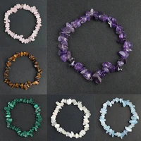 natural crystals chakras stone aquamarines amethysts bracelet beads pink quartz moonstone agates for jewelry making diy bracelet