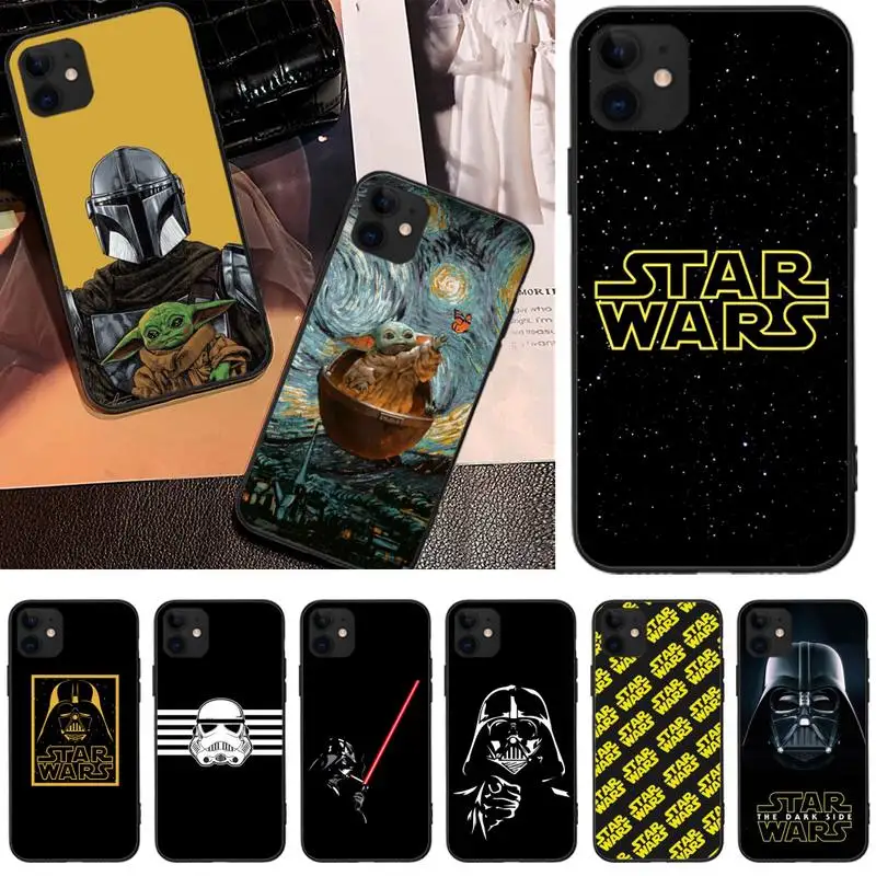 Star War Movie Baby Phone Case For Iphone 11 12 13 PRO MAX X XS XR Mini 6S 7 8 PLUS Se 2020 Cover