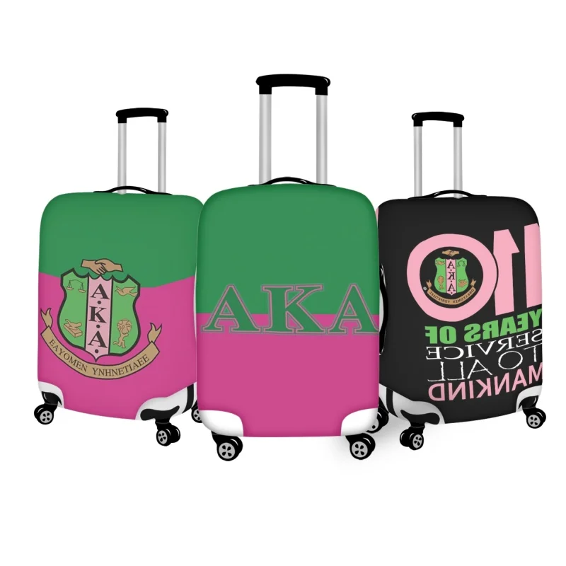

Twoheartsgirl Alpha Kappa Alpha Pattern Luggage Cover Apply for 18-32 Inch Suitcase Covers Zipper Dustproof Trolley Cases Sleeve