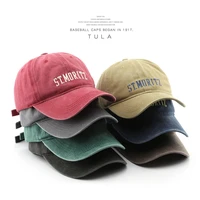 new fashion baseball cap for men and women washed cotton retro embroidered hat casual snapback hat summer sun cap unisex