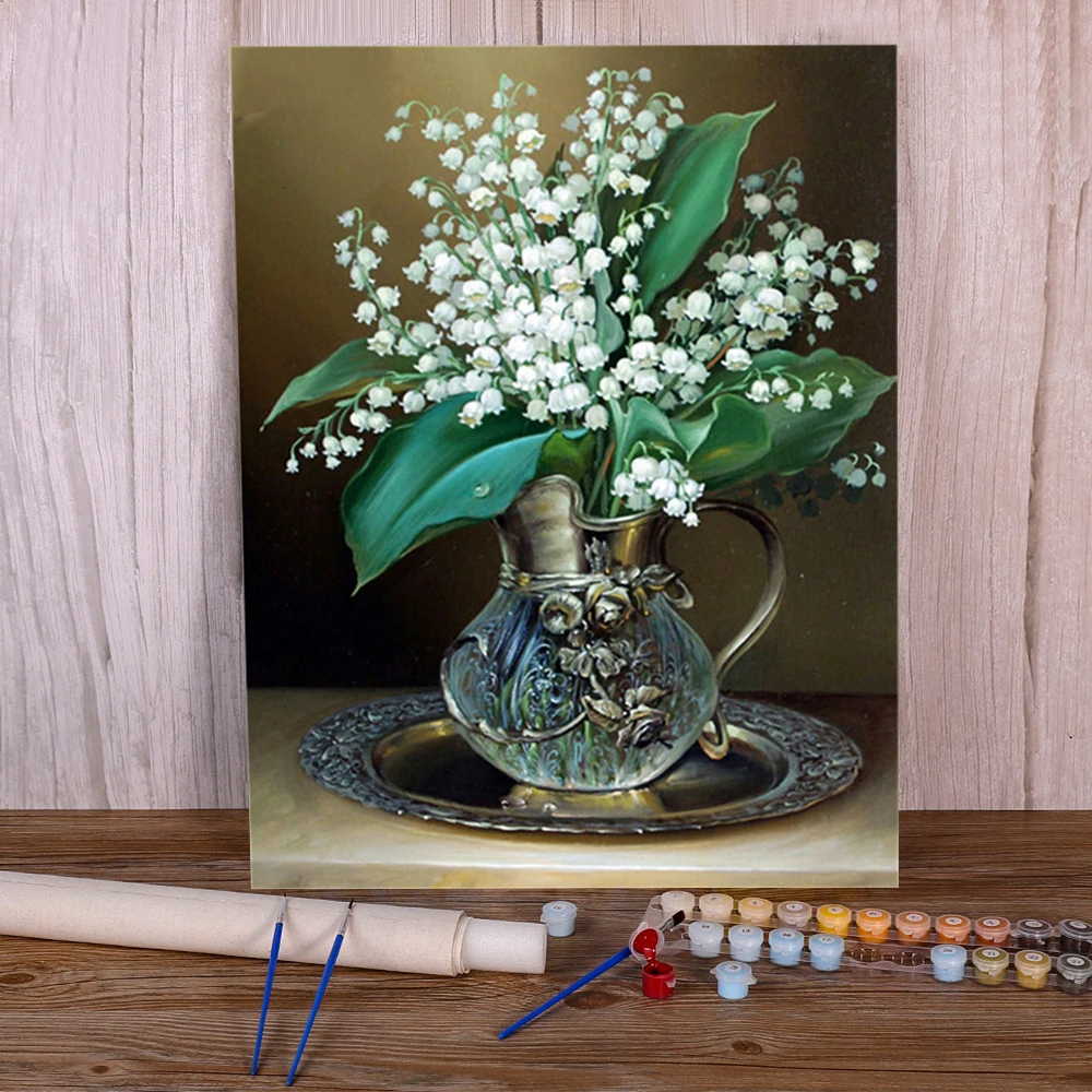 Набор для рисования по номерам 40 х50 цветов