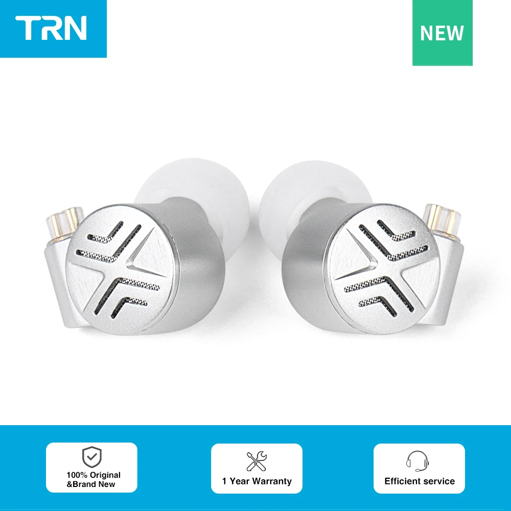 New TRN TA1 Max Hi-FI 1BA+1DD Knowles  Hybrid Beryllium-plated Dynamic In-ear Monitors Earphone HIFI Bass Metal Monitor Running