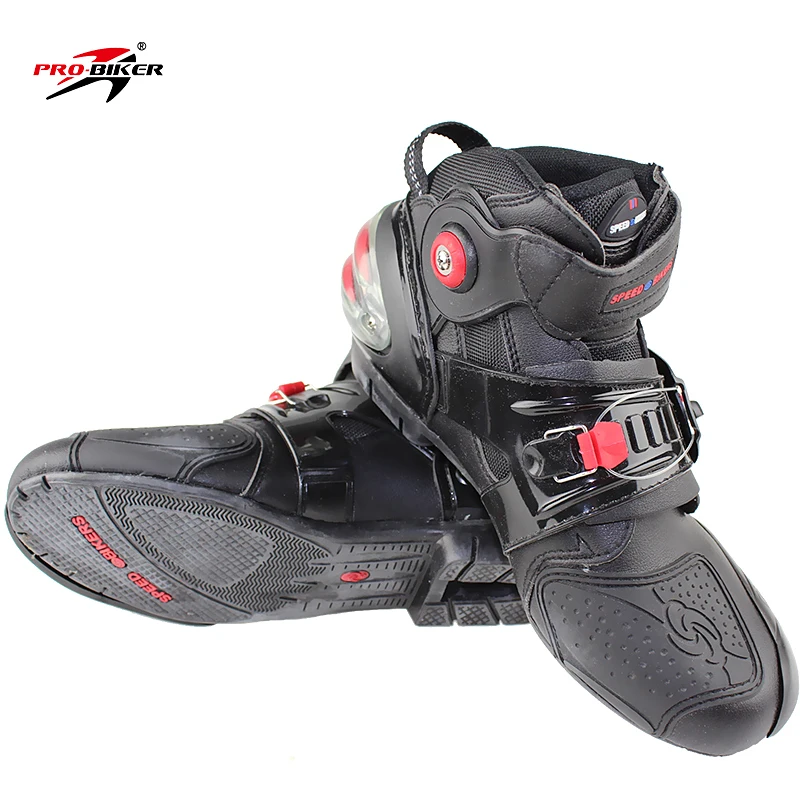 New Motorcycle Boots PRO-BIKER A9001 Moto Racing Motocross Motorbike Shoes Protective Gear Bike Riding Boots