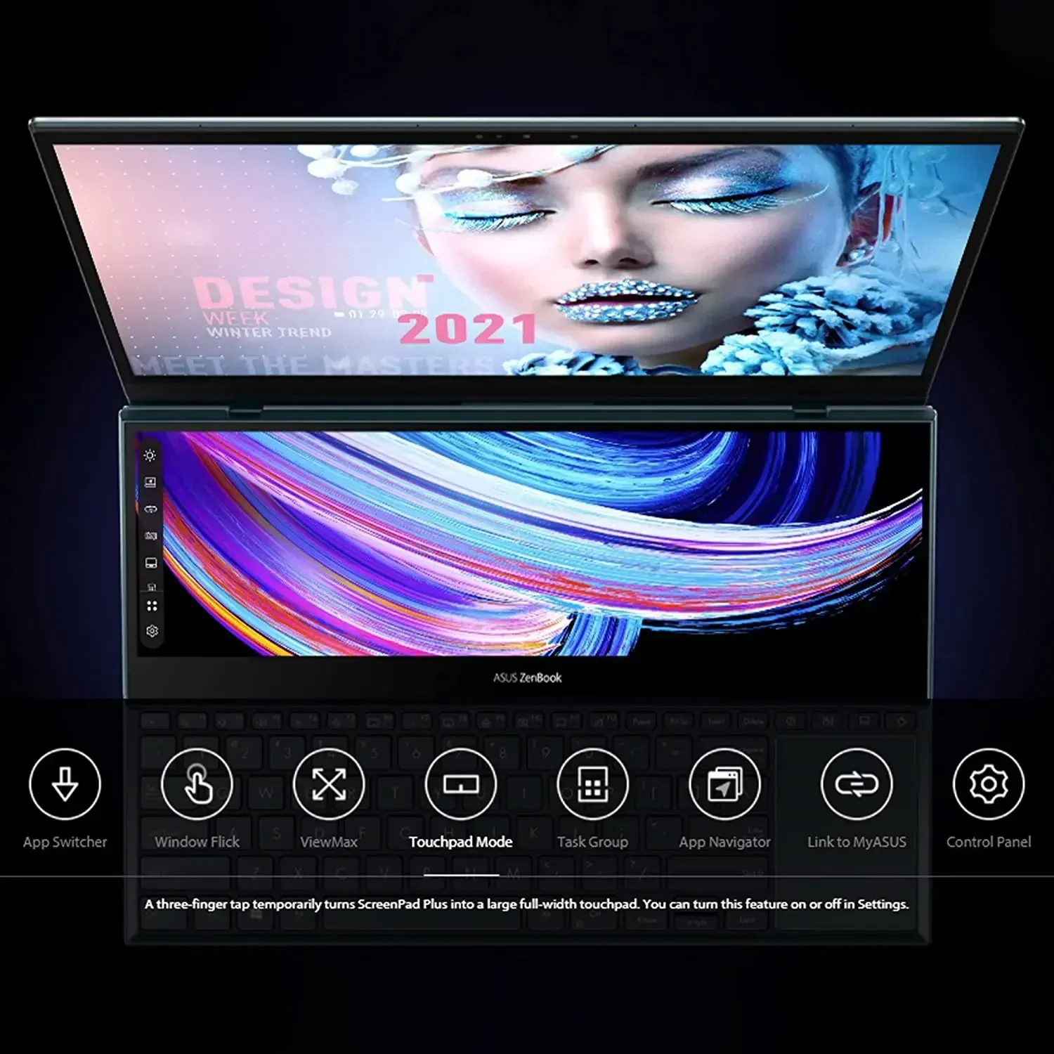 Смартфон ZenBook Pro Duo 15 OLED UX582 сенсорный экран 6 дюйма UHD Intel Core 32 Гб RAM 1 ТБ S