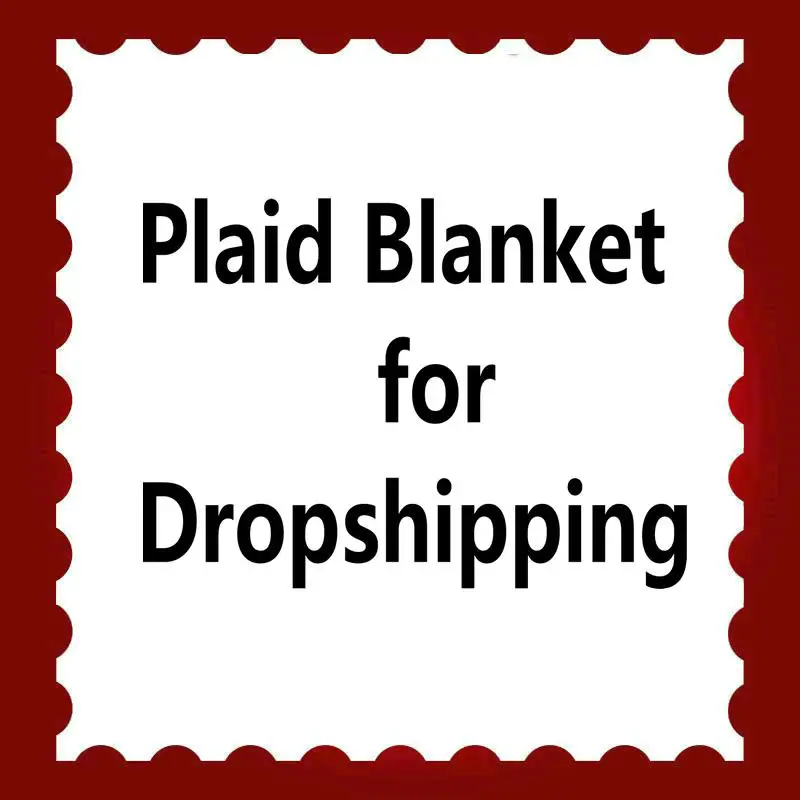 

Luxury Brand Cashmere Plaid Blanket for Dropshipping
