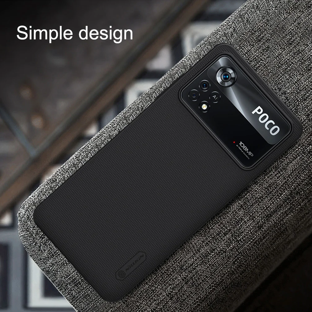 for xiaomi poco x4 pro 5g case nillkin super frosted shield ultra thin pc phone shell for xiaomi poco x4 pro 5g back cover free global shipping
