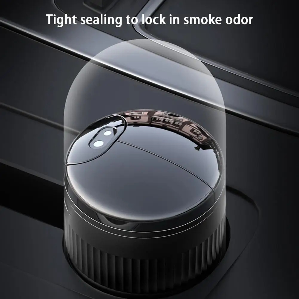 

Car Ashtray Functional Large Capacity Long Standby Time Car Air Outlet Cup Holder Travel Ashtray Interior Accessory