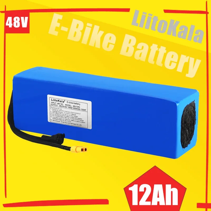 Фото Аккумулятор LiitoKala 18650, 48 В, 40 Ач, 20 Ач, 30 Ач, 15 Ач, 24 Ач, 28 Ач, высокая мощность, подходит для литиевой батареи электрического велосипеда №2