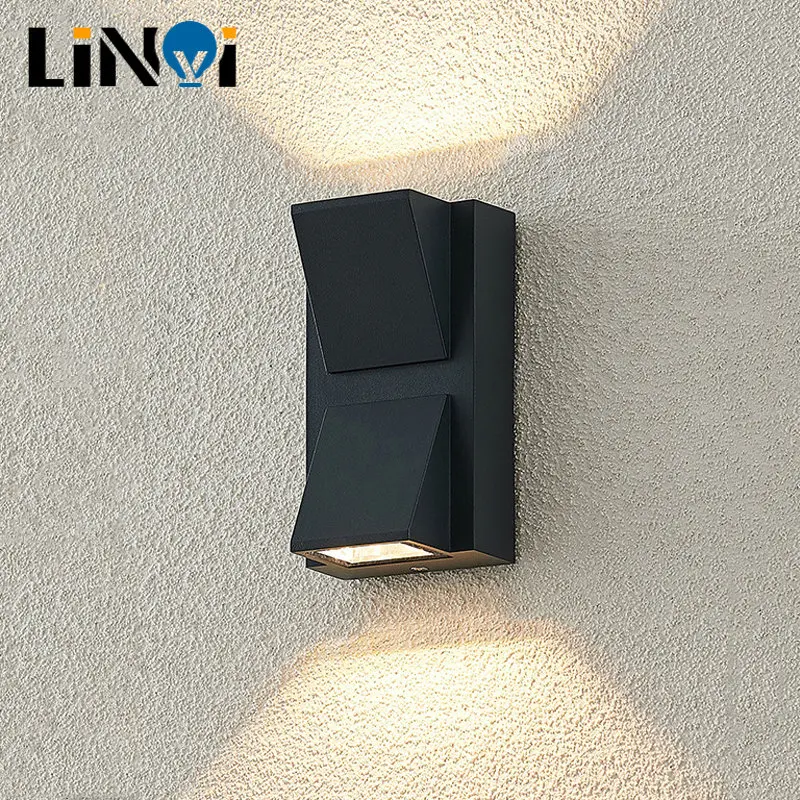 

Popular Up Down Led Porch Light Balcony Garden Exterior Wall Lamp Living Room Bedroom Staircase Aisle Indoor Home Decor Sconce