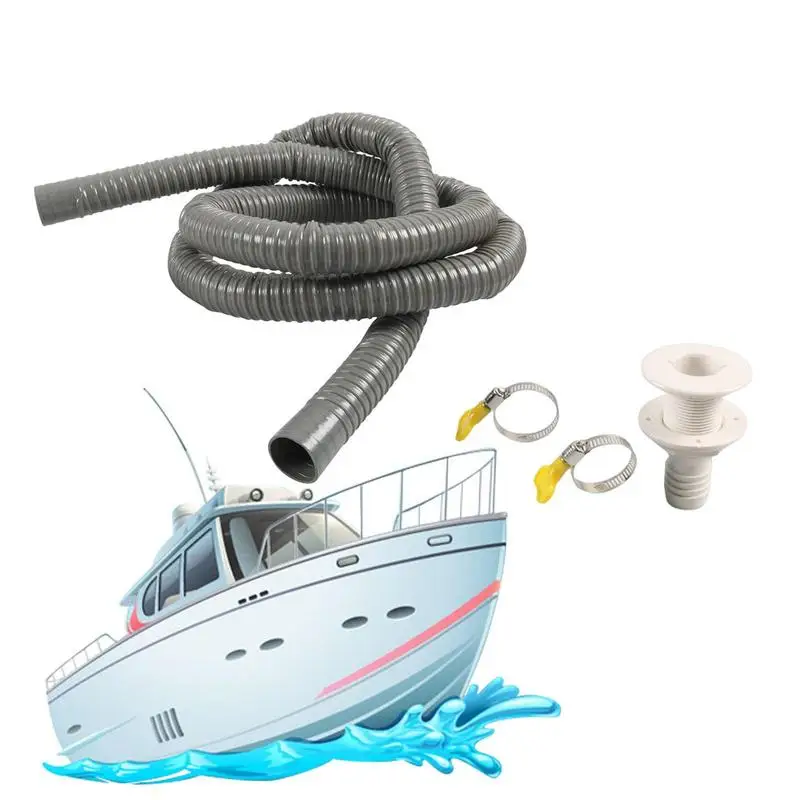 

Комплект откачивающего насоса для лодок, Сантехнический комплект из ПВХ для дренажных труб, гибкий комплект для водопровода, аксессуары для лодок, легкая установка