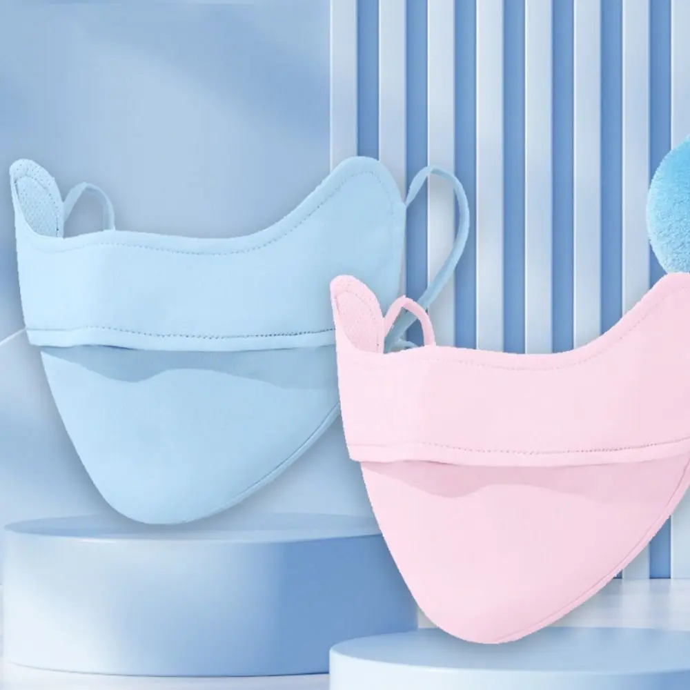 Спортивная Маска Для Лица Унисекс С Защитой От Ультрафиолета Регулируемая