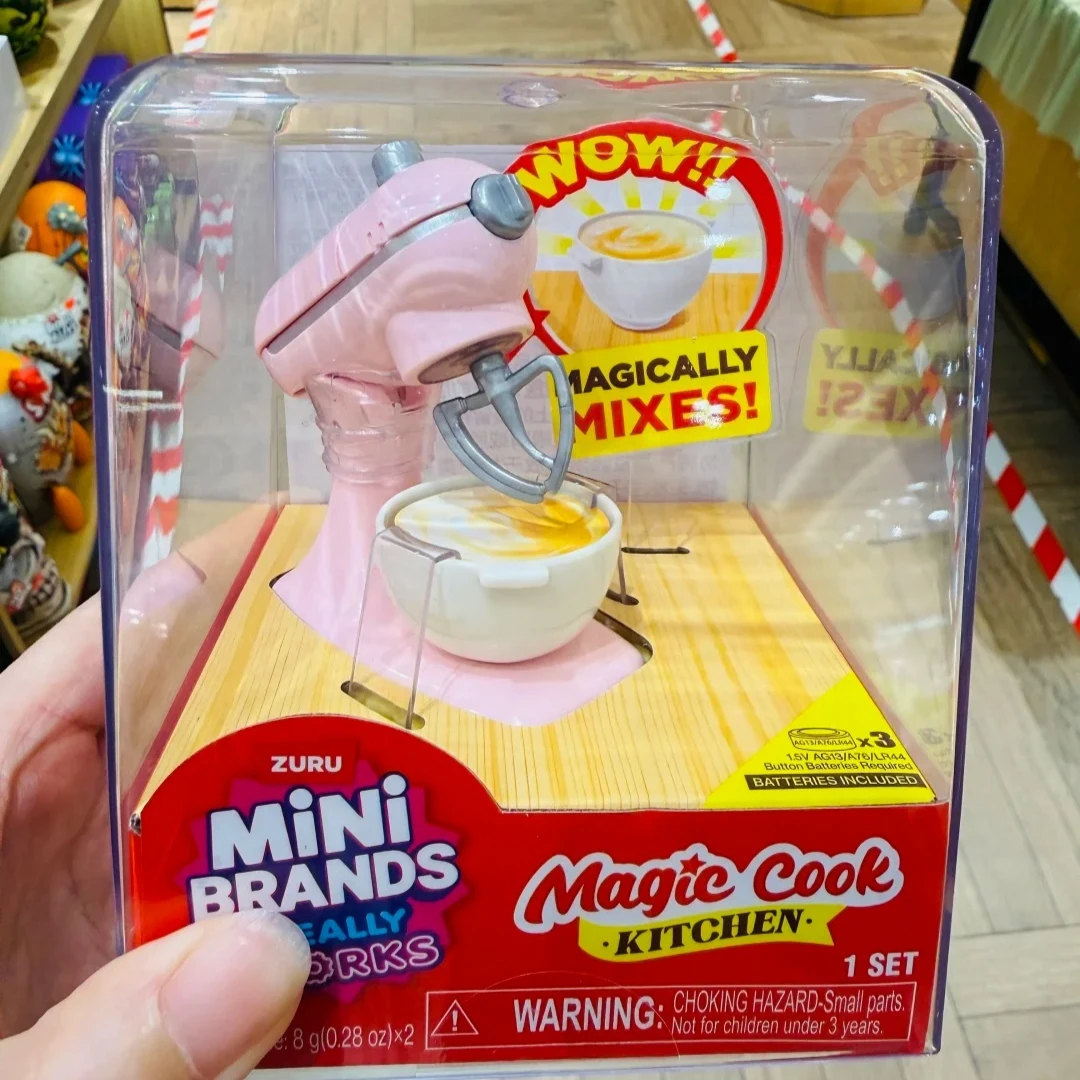 Фото Игровой набор Zuru Mini Brands Magic Cook Kitchen: Коллекционная миниатюрная кухня с функциональными игрушечными продуктами для ролевых игр и творчества, DIY-игрушка, подарок на день рождения №2