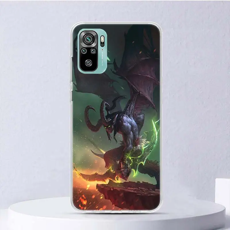 Мягкий Чехол W-World Of W-Warcraft W-Wow для Xiaomi Redmi 10 10A 10C 12 12C 9 9A 9C 9T чехол телефона 8 8A 7 7A 6 6A S2