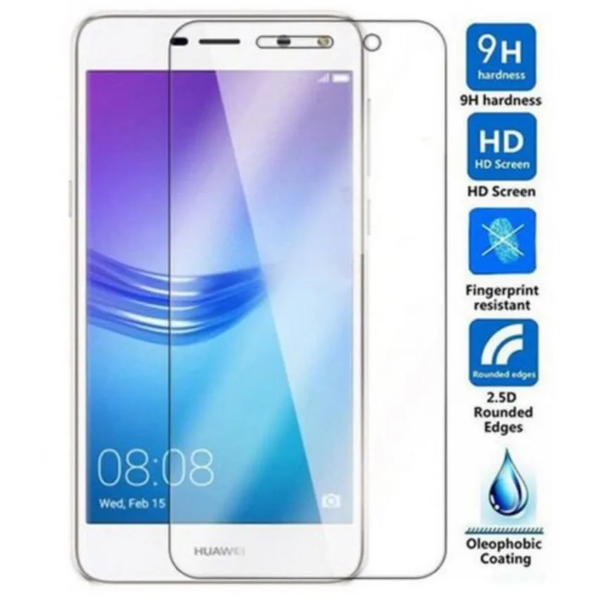 Закаленное стекло для huawei y5 2017, 2 шт.