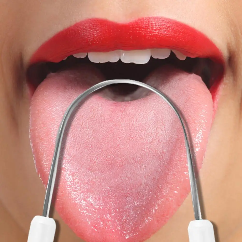 2 шт. скребок для языка из нержавеющей стали