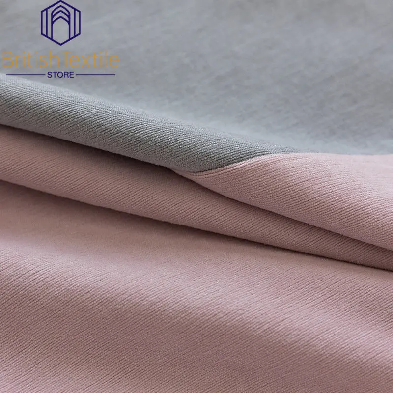 Современные занавески для гостиной столовой спальни вельветовые розовые и серые