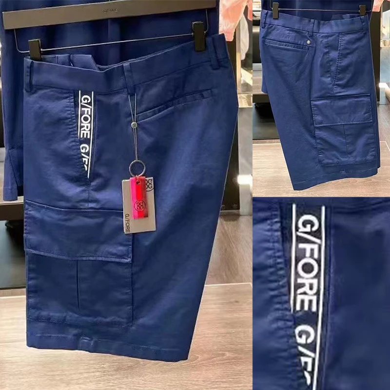 

Men's Golf Clothing Outdoor Summer New Casual Sports Breathable Loose Thin Cool Shorts Pants