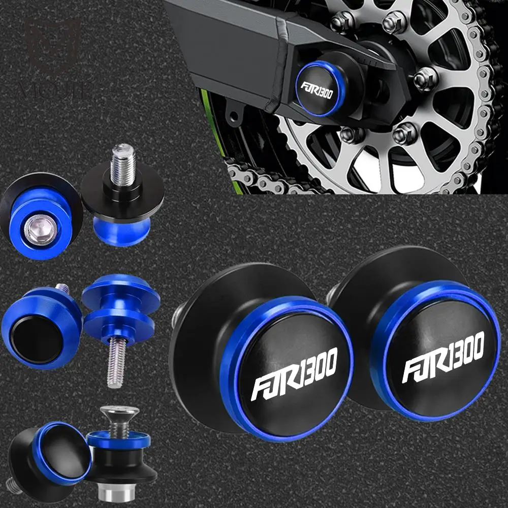 

FOR YAMAHA FJR1300 FJR1300A 2004 2005 2006 2007 2008 2010-2017 FJR 1300 Motorcycles 6MM Swingarm Spools Rear Stand Screws Slider