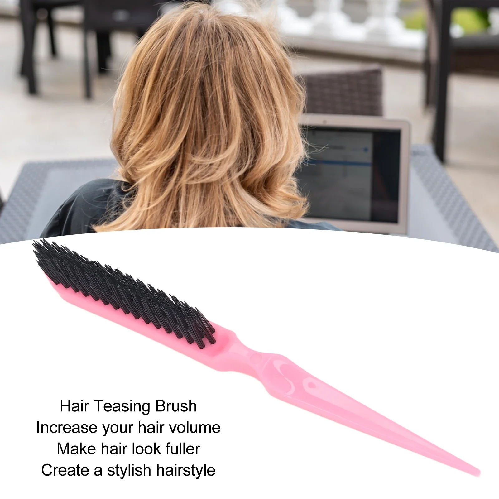 10 шт. щетка для крысиного хвоста расчески 3 ряда нейлоновая дразнятия волос