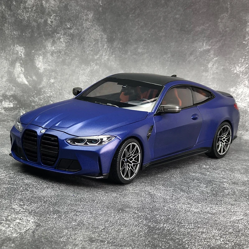 Модель литая статическая автомобиля 1:18 BMW M4 M3 из сплава детская коллекция
