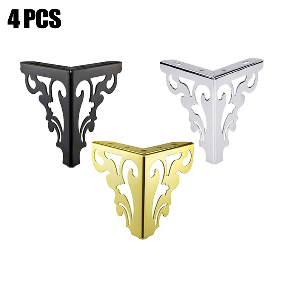 

4Pcs Iron Furniture Sofa Legs Feet 12/15cm Bed Table Accessories Cabinet Replacement Foot Table Chair Furniture Tools
