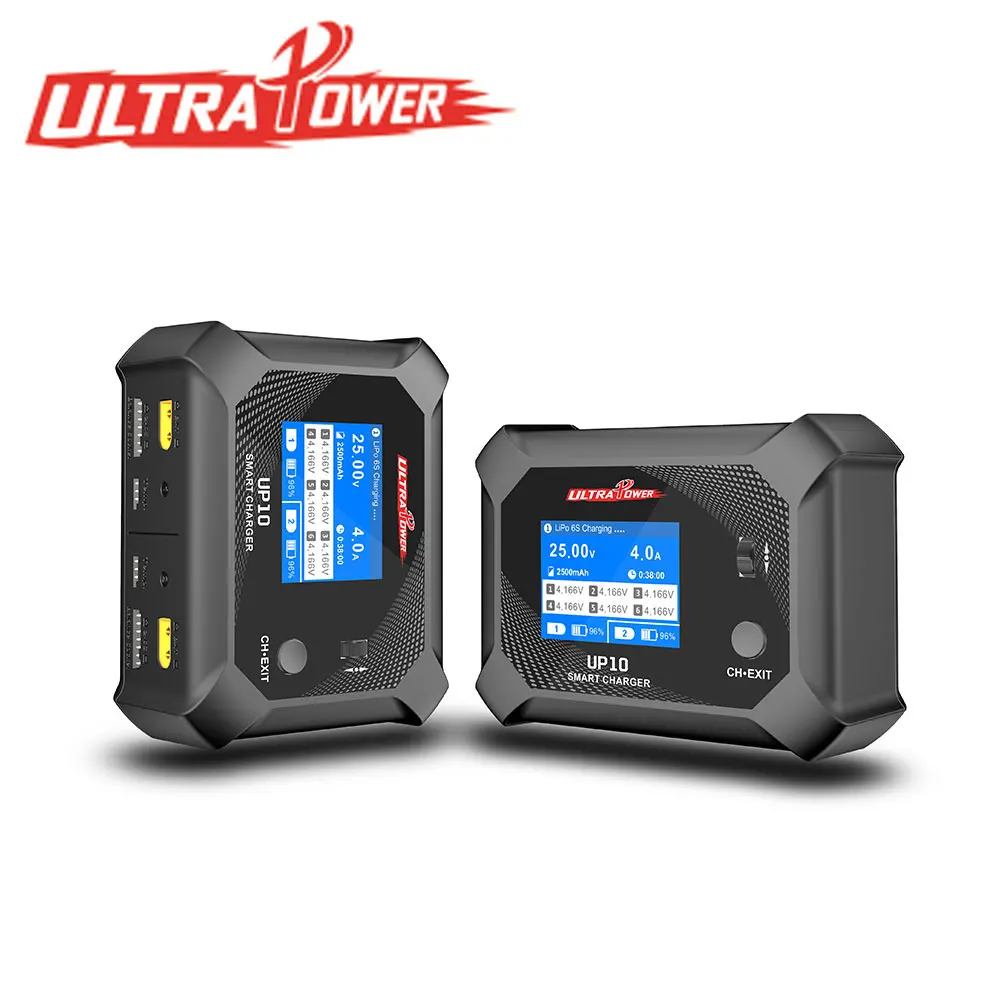 

Новинка ультра-Power UP10 умное балансирующее зарядное устройство AC 100 Вт/dc200вт режим AC/DC двухканальная Быстрая зарядка