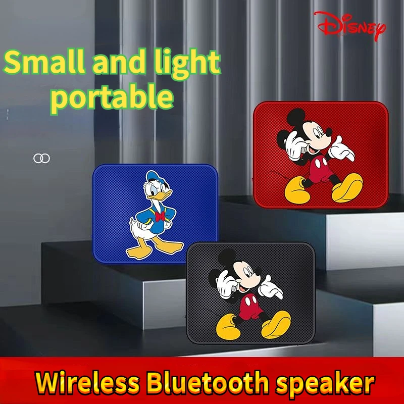 Disney Internet Wireless Bluetooth Speaker Outdoor Convenient Subwoofer Waterproof Stereo System Speaker Mini Soundbar Appliance